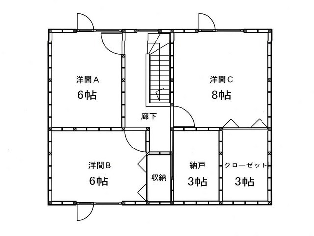 物件番号49の間取り図（2階）